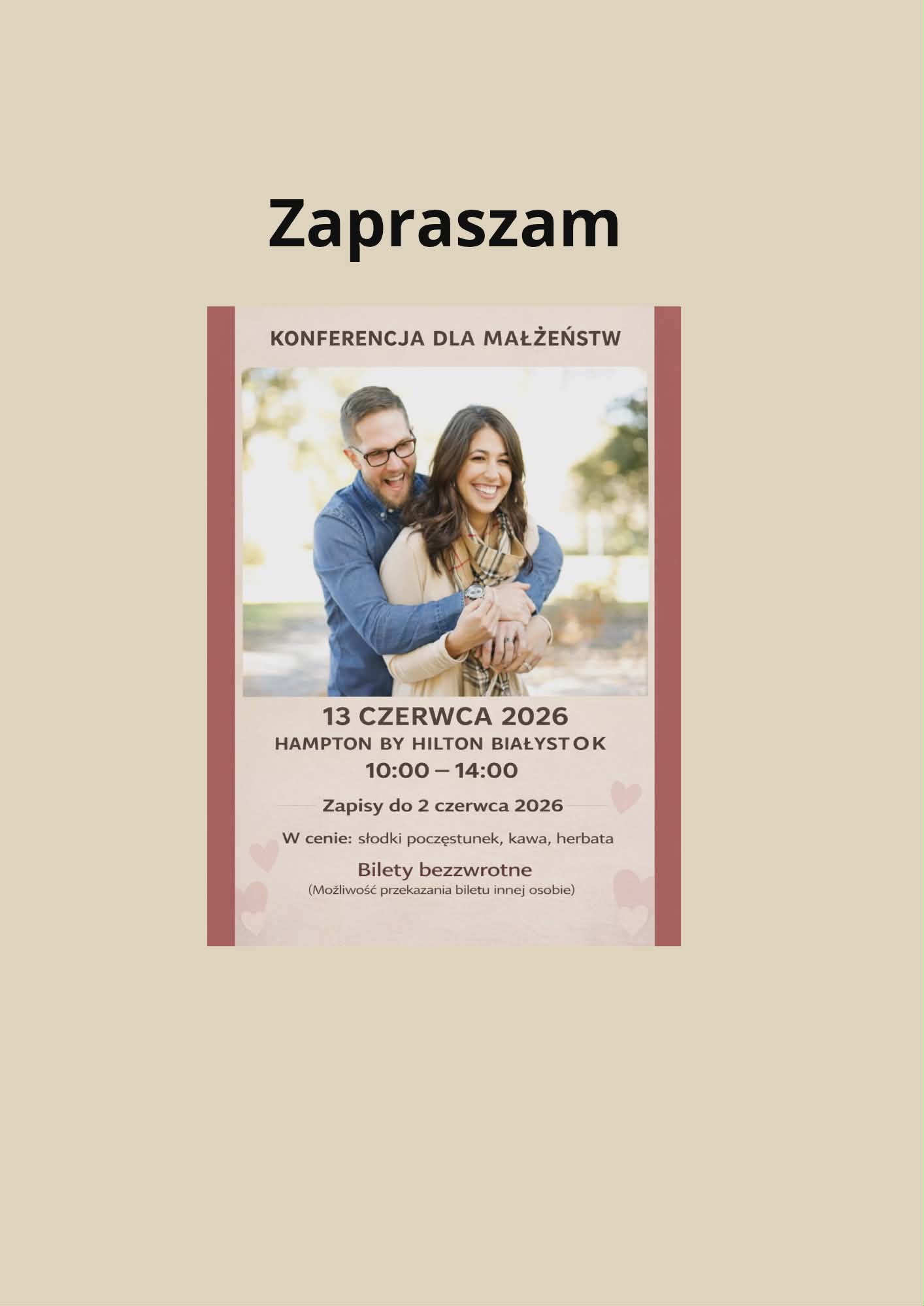 Konferencja dla małżeństw